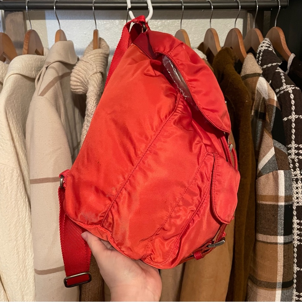 PRADA Red Backpack - Picture 8 of 13